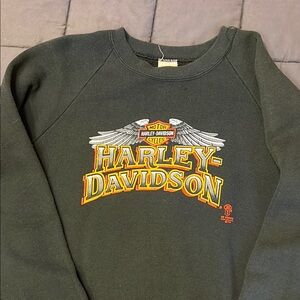 VINTAGE Harley-Davidson Black Sweatshirt